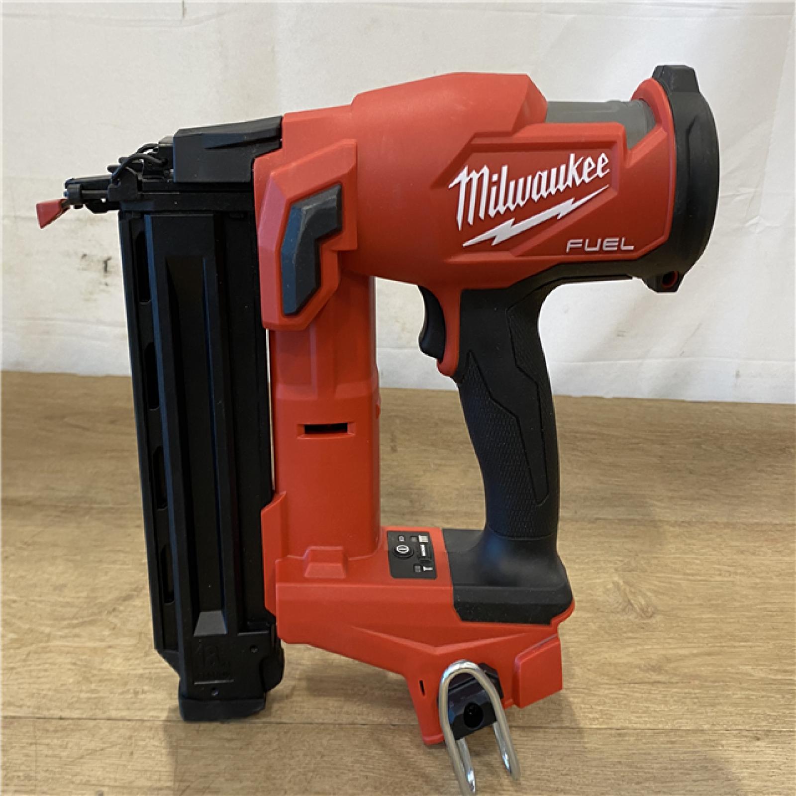 AS-IS Milwaukee FUEL 18-Volt Lithium-Ion Brushless Cordless Gen II 18-Gauge Brad Nailer (Tool-Only)