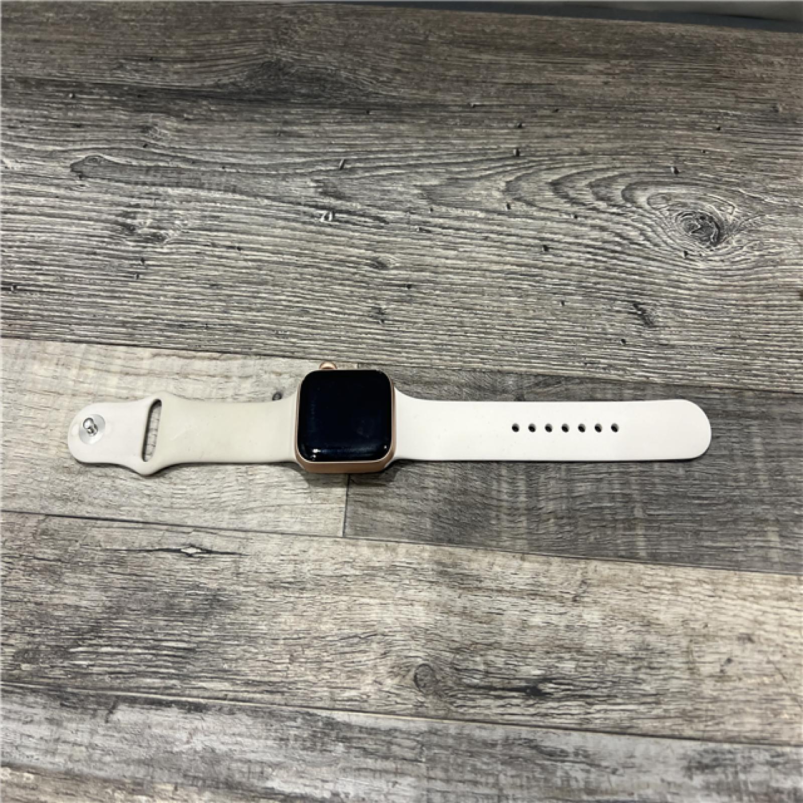 AS-IS Apple Watch Series SE (GPS, 40mm) - Gold Aluminum Case with Pink Sand Band