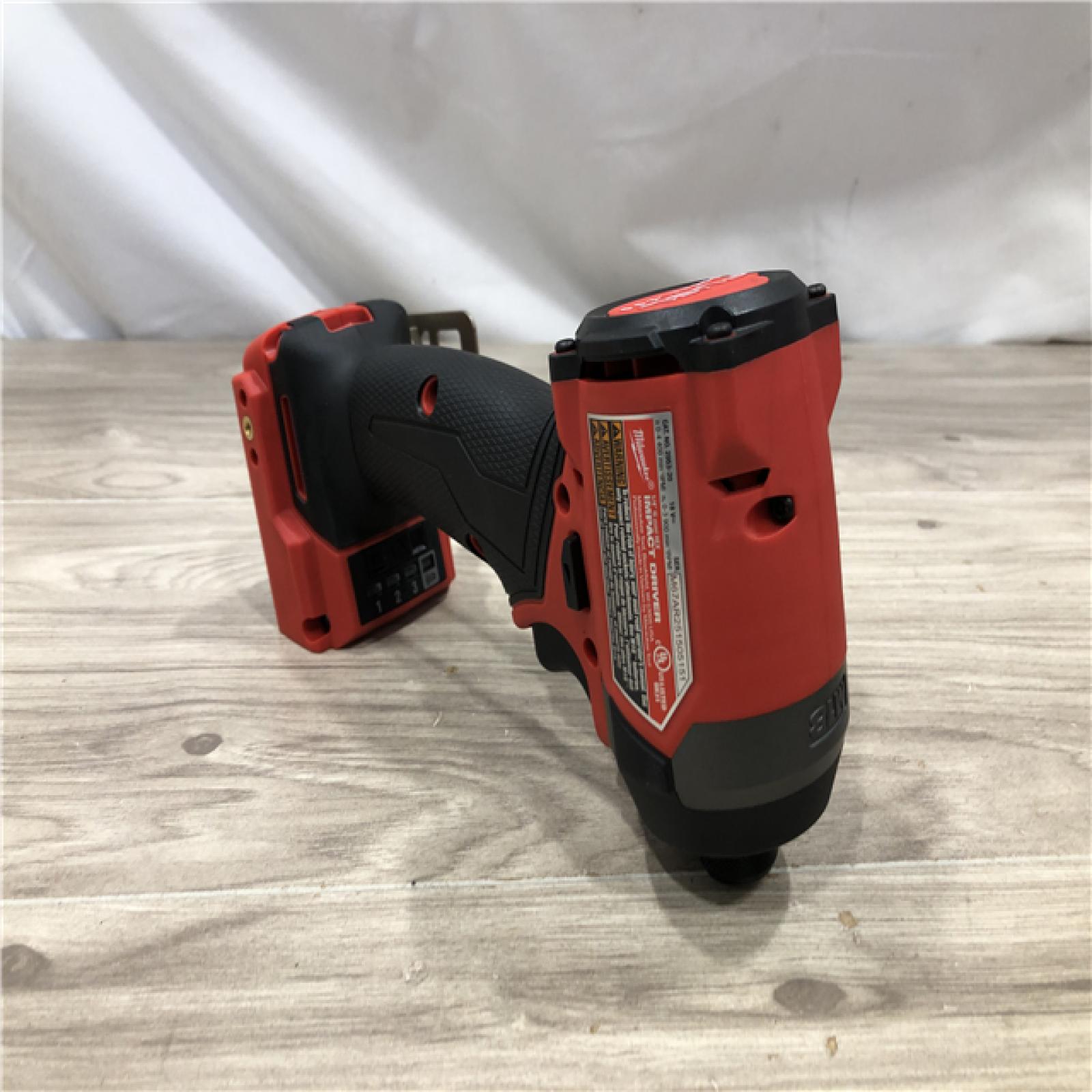 AS-IS Milwaukee FUEL 18V Lithium-Ion Cordless Hammer Drill and Impact Driver Combo Kit