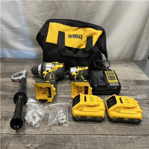 AS-IS DEWALT 20V XR Lithium-Ion Cordless Brushless 1/2 in. Drill/Driver Kit