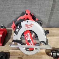 HOUSTON LOCATION - AS-IS MILWAUKEE 4 TOOL COMBO KIT W/ (2) BATTERY & CHARGER