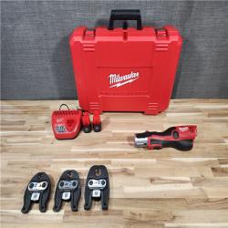 HOUSTON LOCATION - AS-IS (APPEARS LIKE NEW) M12 12-Volt Lithium-Ion Force Logic Cordless Press Tool Kit (3 Jaws Included) with Two 1.5 Ah Battery and Hard Case