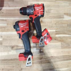 HOUSTON LOCATION - AS-IS (APPEARS LIKE NEW) Milwaukee FUEL 18V Lithium-Ion Brushless Cordless Hammer Drill and Impact Driver Combo Kit