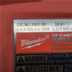 AS-IS Milwaukee 2953-22 M18 FUEL 1/4 Hex Impact Driver Kit