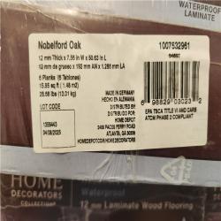 Phoenix NEW Home Decorators Collection Nobelford Oak 12mm T x 7.56 in. W Waterproof Laminate Wood Flooring (558 sq. ft./35 Case)