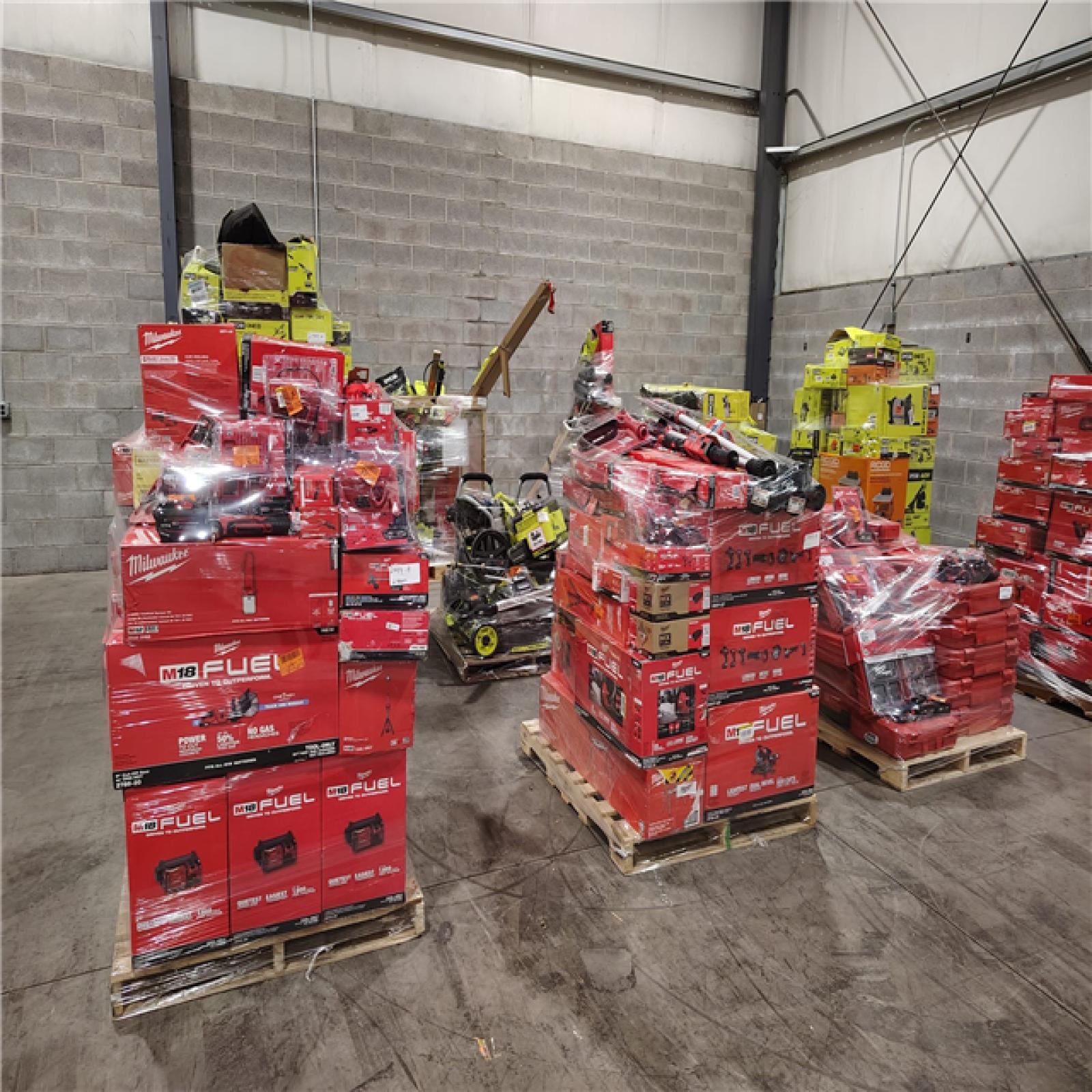 Pittston Location As-Is Power Tools Partial Truckload (12 Pallets) 2444-B