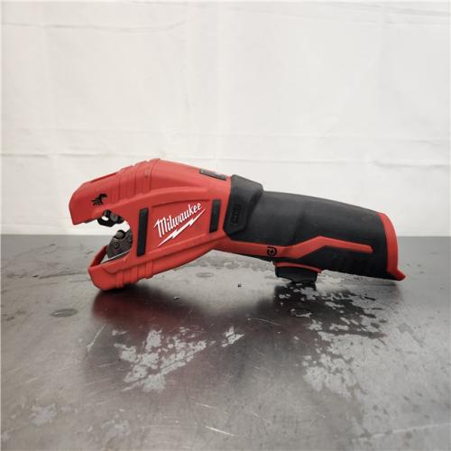 AS-IS- Milwaukee M12 12V Lithium-Ion Cordless Copper Tubing Cutter (Tool-Only)