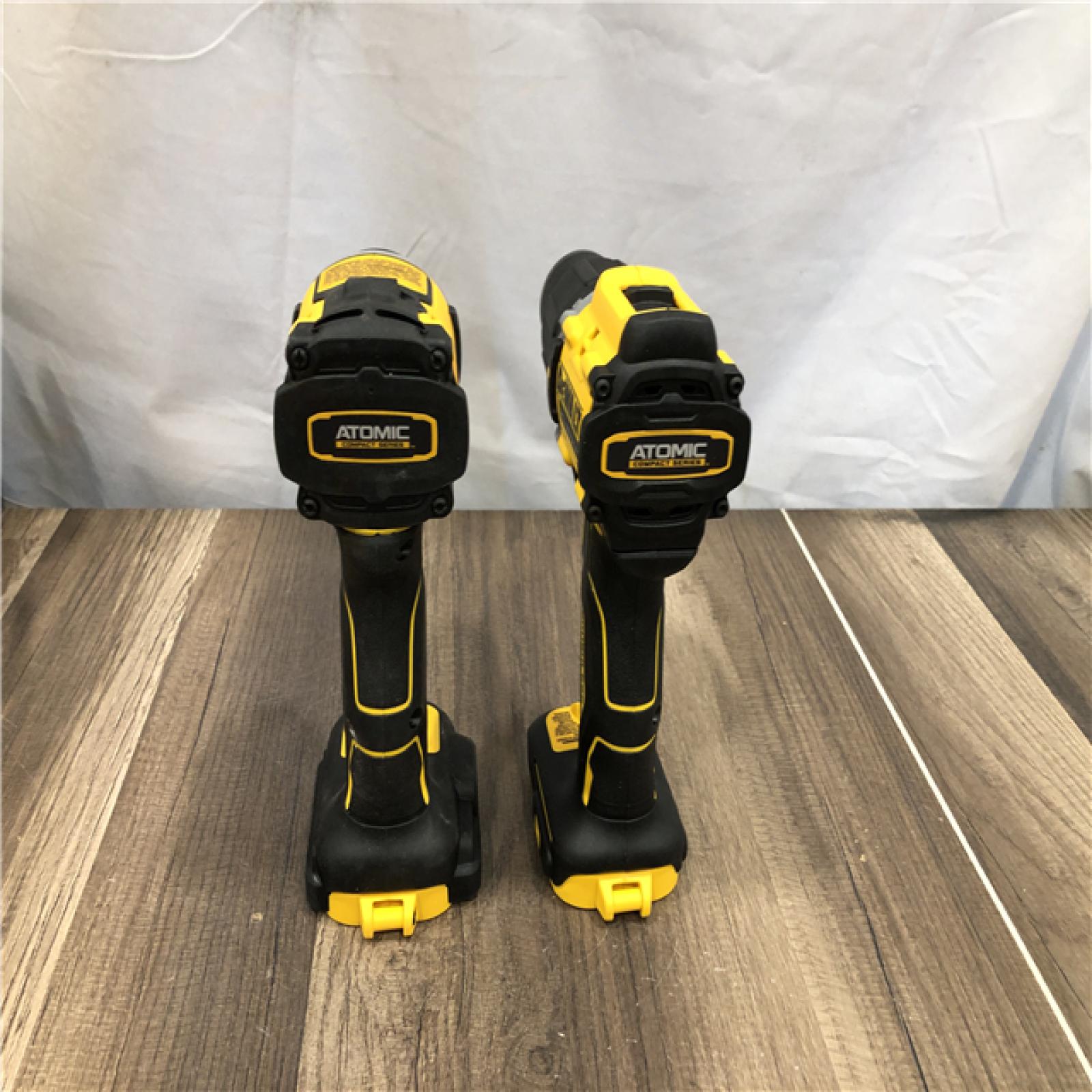 AS-IS DEWALT ATOMIC 20V MAX Lithium-Ion Cordless 2-Tool Combo Kit