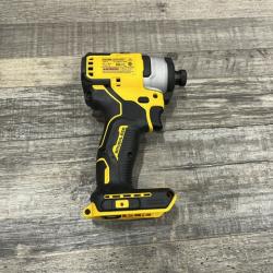 AS-IS DEWALT Atomic 20V Max Lithium-Ion Brushless Cordless Compact 1/4 in. Impact Driver Kit