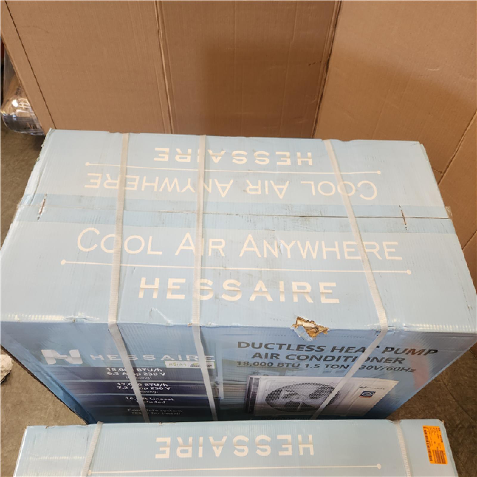 Phoenix NEW Hessaire DIY 21 SEER2 18 000 BTU WiFi 1.5-Ton Ductless Mini Split Air Conditioner  Heat Pump  Variable Speed Inverter-208V/230V (SEALED)