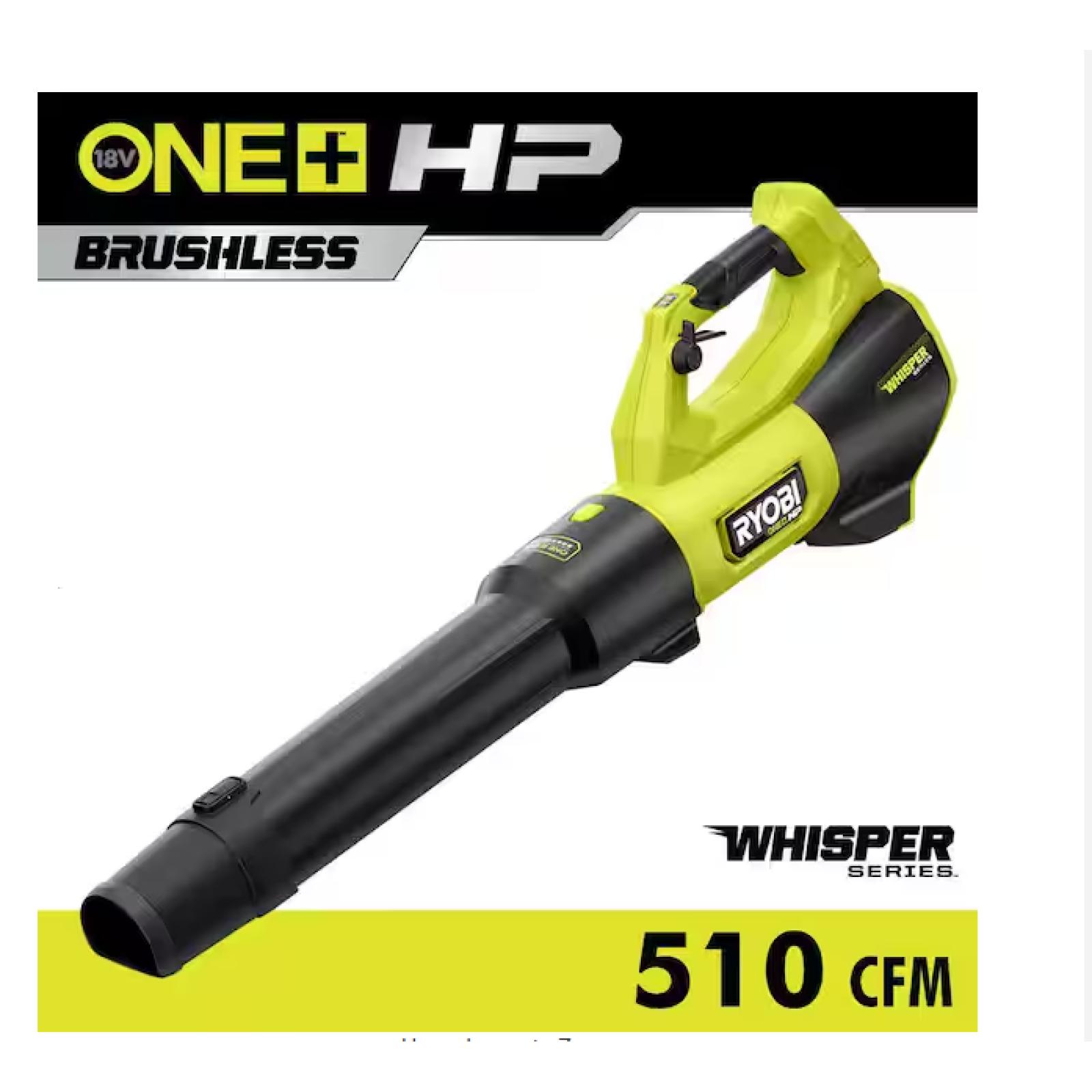NEW! - RYOBI 18V ONE+ HP Brushless Cordless 130 MPH 510 CFM Blower (Tool Only)