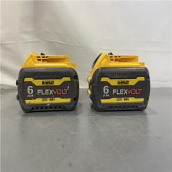 AS-IS - DEWALT FLEXVOLT 20-Volt/60-Volt MAX Lithium-Ion 6.0Ah Battery Pack (2-Pack)