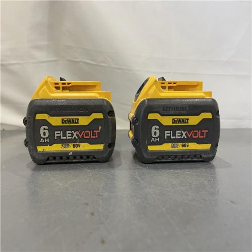 AS-IS - DEWALT FLEXVOLT 20-Volt/60-Volt MAX Lithium-Ion 6.0Ah Battery Pack (2-Pack)