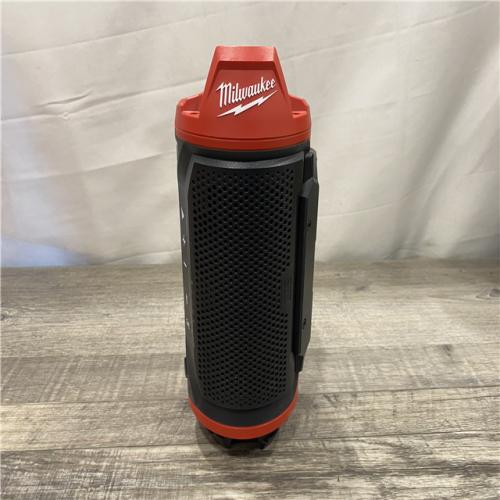 AS-IS Milwaukee 12-Volt Lithium-Ion Cordless Bluetooth Jobsite Speaker with PACKOUT Compatibility