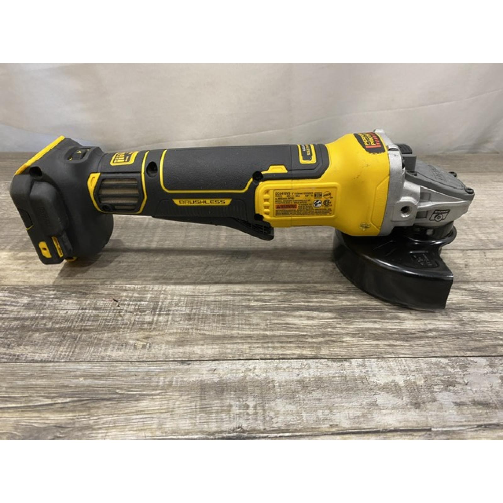 AS-IS DEWALT 20V XR Cordless 4-1/2. in. to 5 in. Variable Speed Angle Grinder (Tool Only)