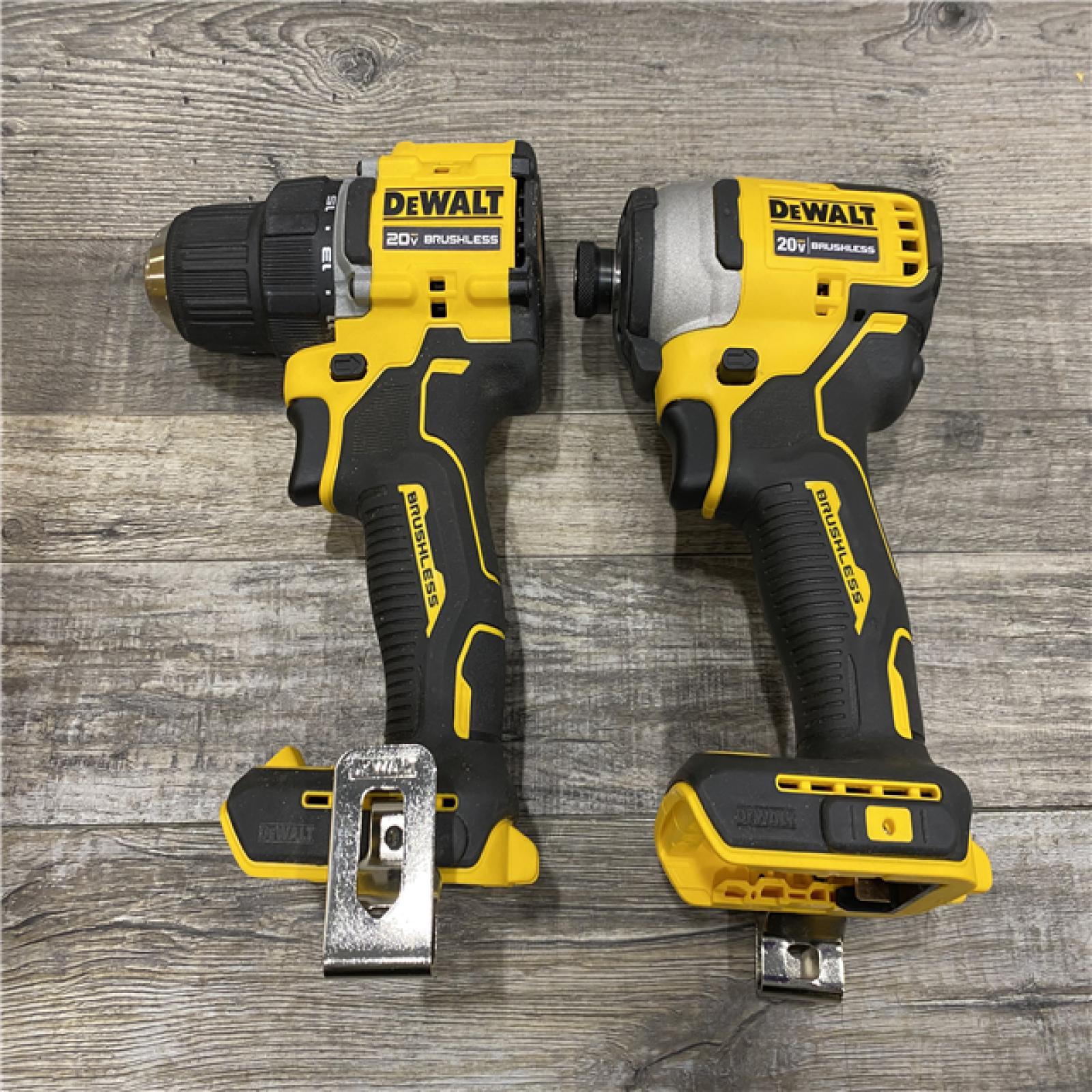AS-IS DEWALT ATOMIC 20-Volt MAX Lithium-Ion Cordless Combo Kit