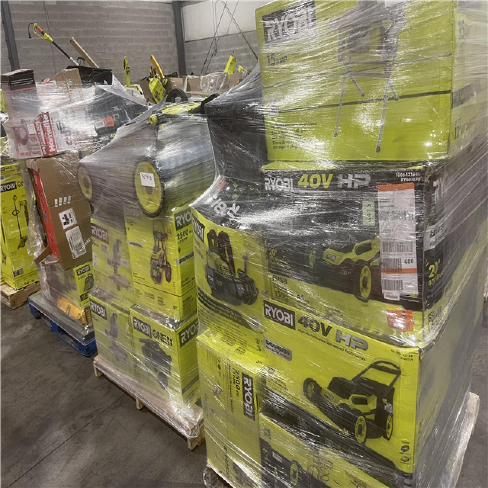 Pittston Location As-Is Power Tools Partial Truckload (15 pallets) 3394-B