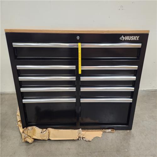 Phoenix Location NEW Husky Tool Storage 46 in. W Gloss Black Mobile Workbench Cabinet