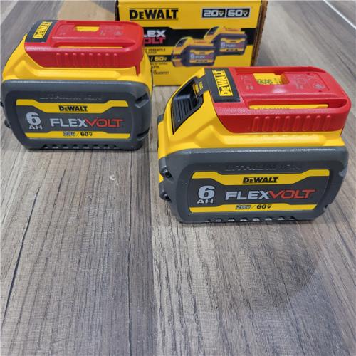 AS-IS DEWALT FLEXVOLT 20-Volt/60-Volt MAX Lithium-Ion 6.0Ah Battery Pack (2-Pack)