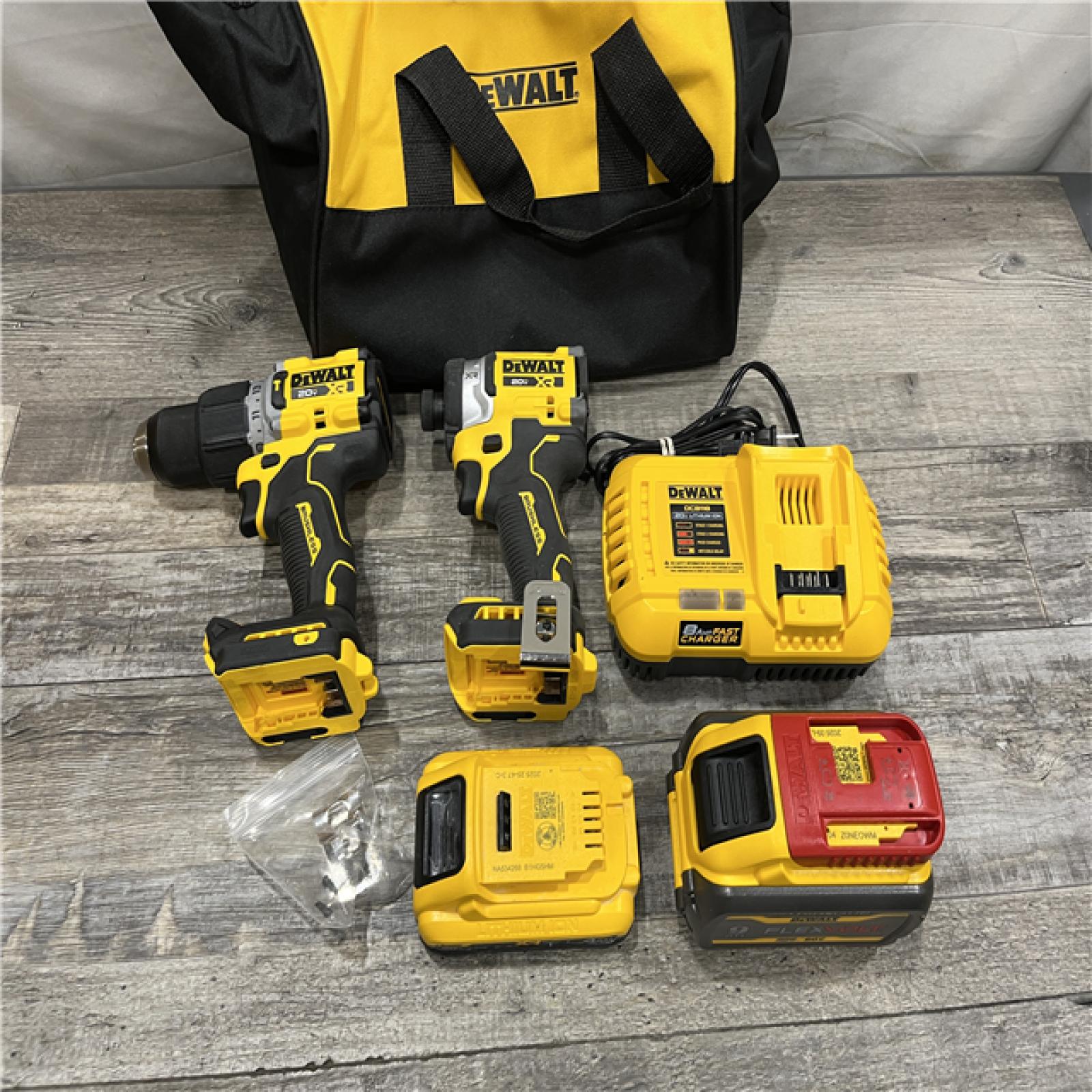 AS-IS DEWALT 20V Lithium-Ion Cordless 2-Tool Combo Kit