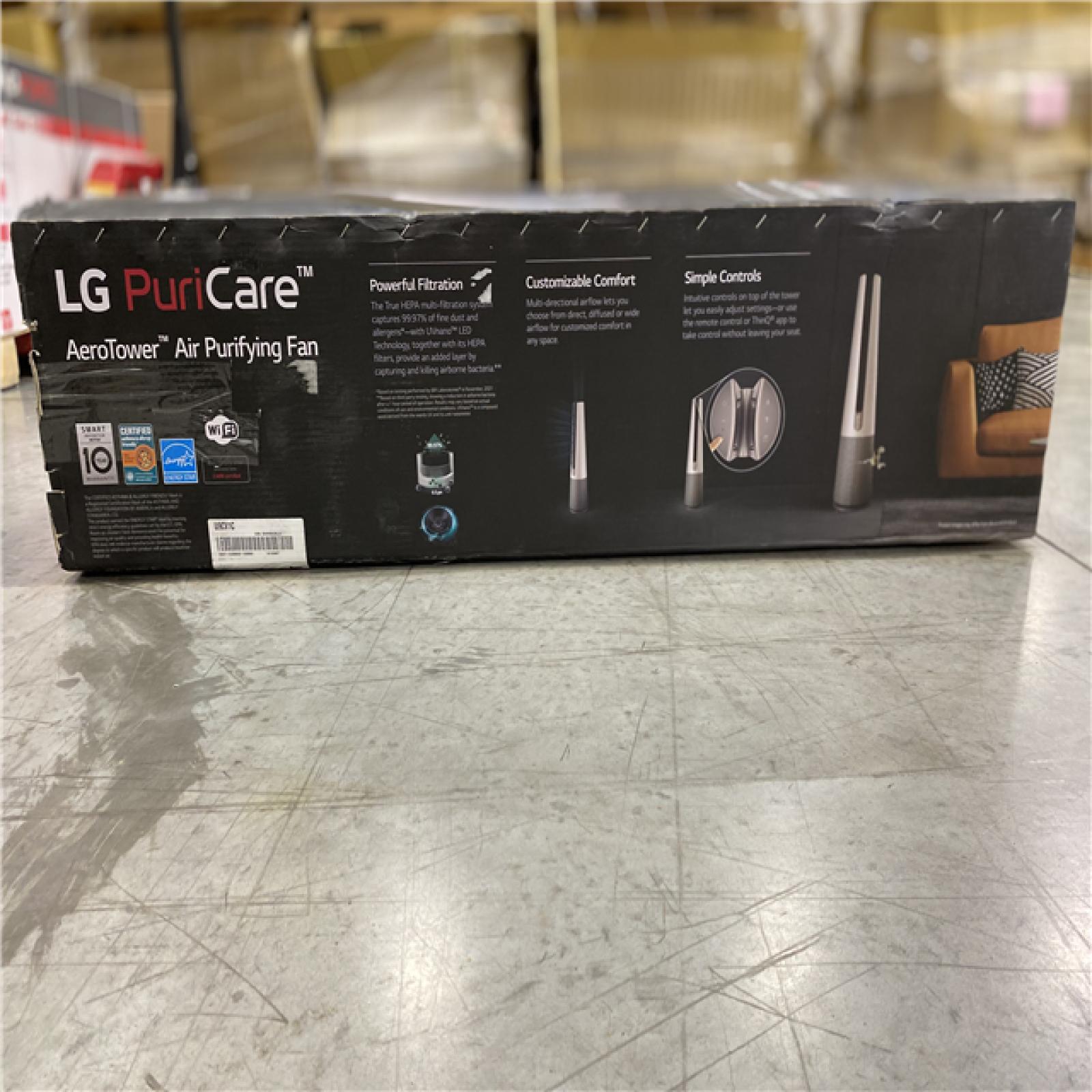 DALLAS LOCATION- NEW! LG LG PuriCare AeroTower True HEPA Air Purifying Fan for Allergens