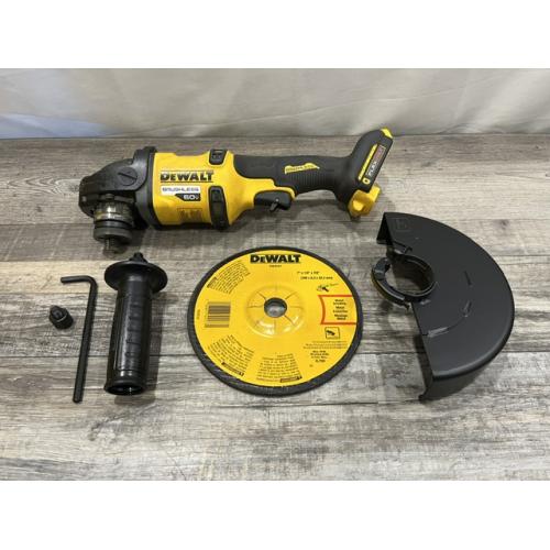 AS-IS DEWALT FLEXVOLT 60V Cordless 7 in. Angle Grinder (Tool-Only)