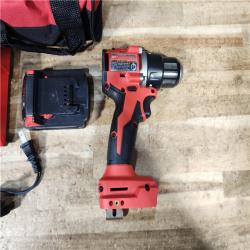 HOUSTON LOCATION - AS - IS Milwaukee 18V Lithium-Ion Brushless Cordless 1/2 in. Compact Drill/Driver with kit