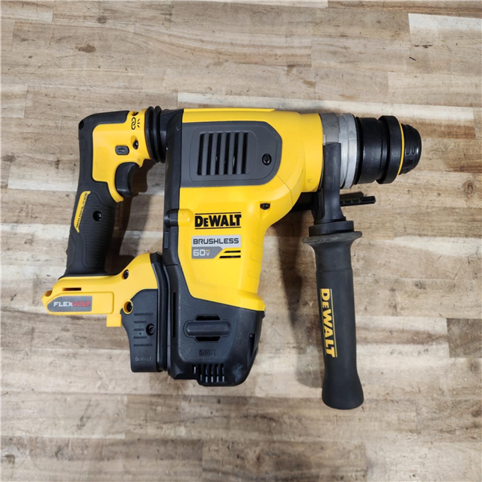 HOUSTON LOCATION - AS-IS DEWALT FLEXVOLT 60V MAX Cordless 1-1/4 in. SDS Plus Rotary Hammer (Tool Only)