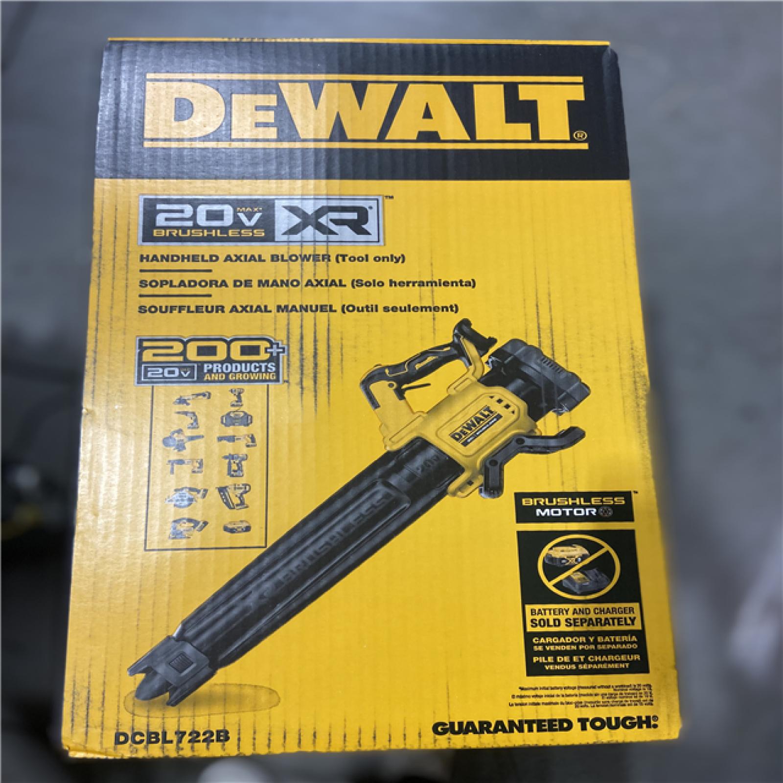 NEW! - DEWALT 20V MAX 125 MPH 450 CFM Brushless Cordless Handheld Leaf Blower with Concentrator Nozzle (Tool Only)