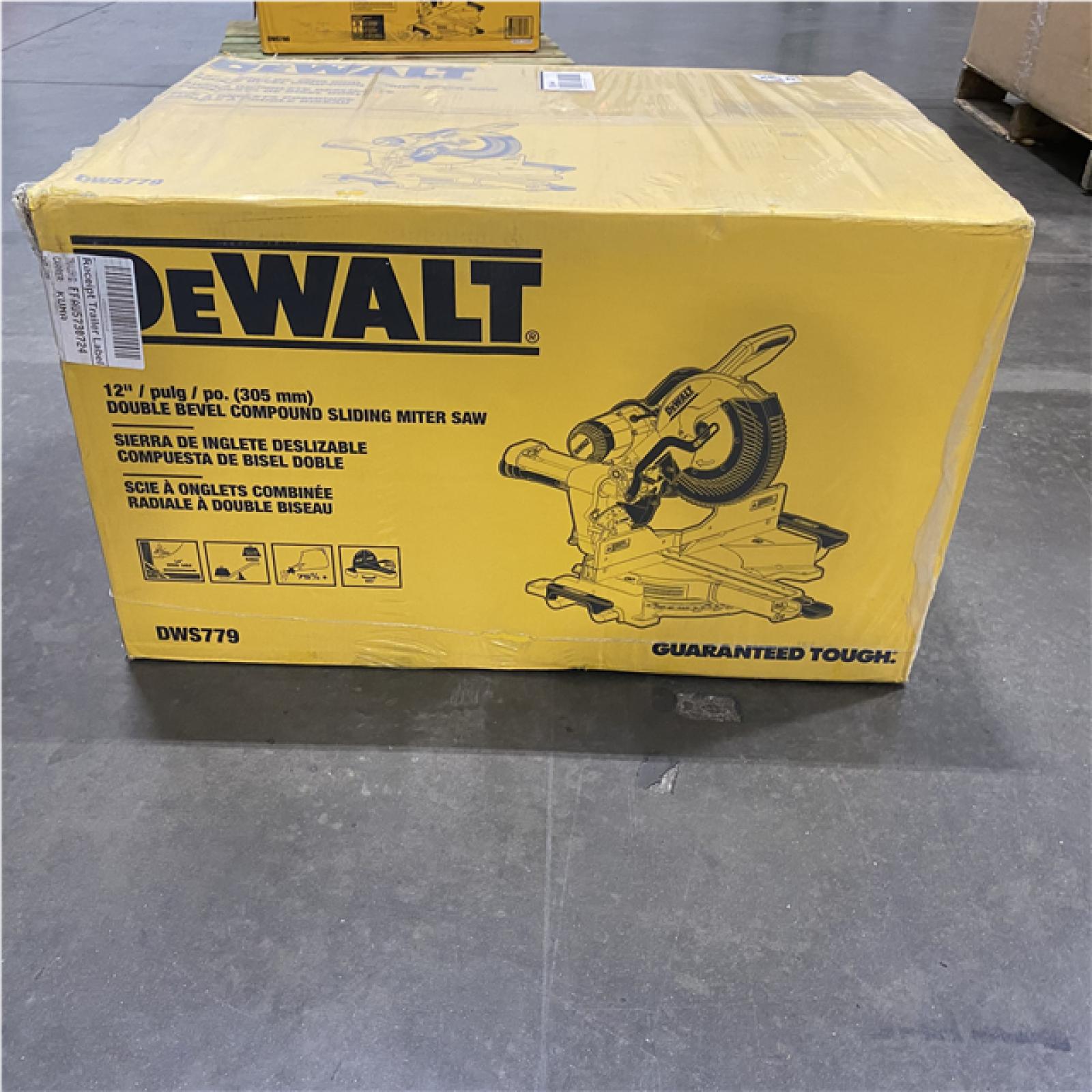 NEW- DeWalt 15 Amps 12 in. Corded Dual-Bevel Sliding Compound Miter Saw