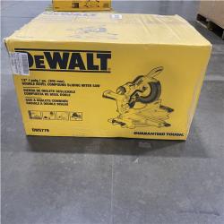 NEW- DeWalt 15 Amps 12 in. Corded Dual-Bevel Sliding Compound Miter Saw