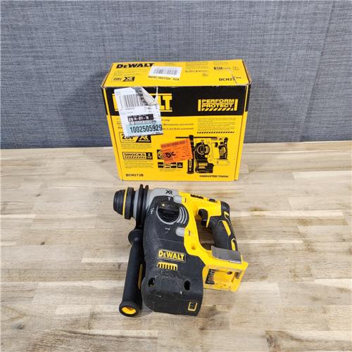 HOUSTON LOCATION - AS-IS DEWALT DCH273B 20V MAX XR Lithium-Ion Brushless Cordless SDS-Plus L-Shape Rotary Hammer (Tool Only)