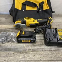 AS-IS DEWALT 20V MAX XR Cordless Brushless 3-Speed Oscillating Multi Tool Kit