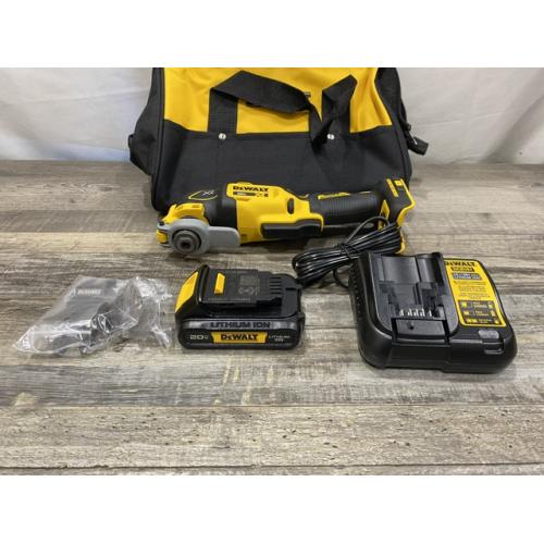 AS-IS DEWALT 20V MAX XR Cordless Brushless 3-Speed Oscillating Multi Tool Kit