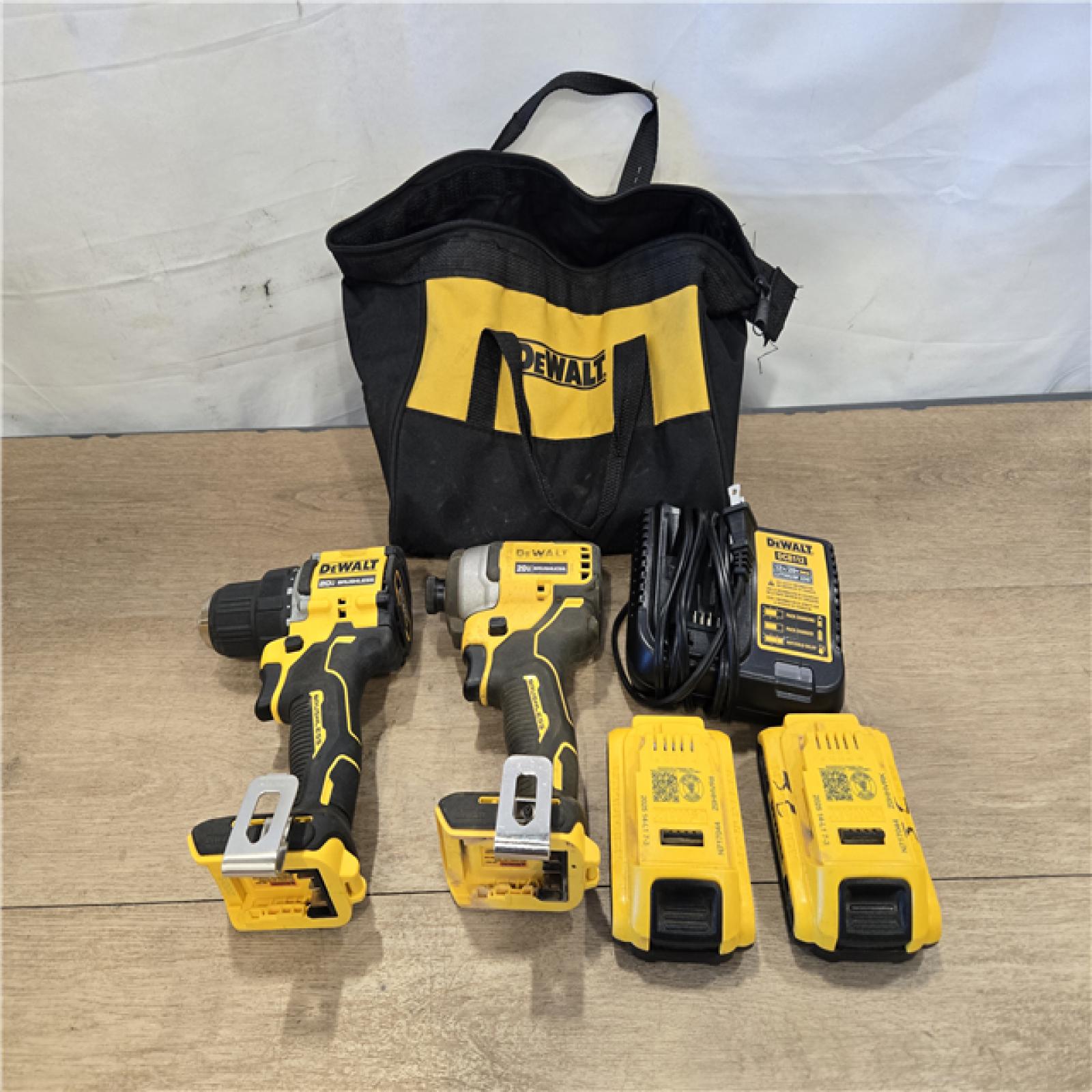 AS-IS DEWALT ATOMIC 20V MAX Cordless 2-Tool Combo Kit