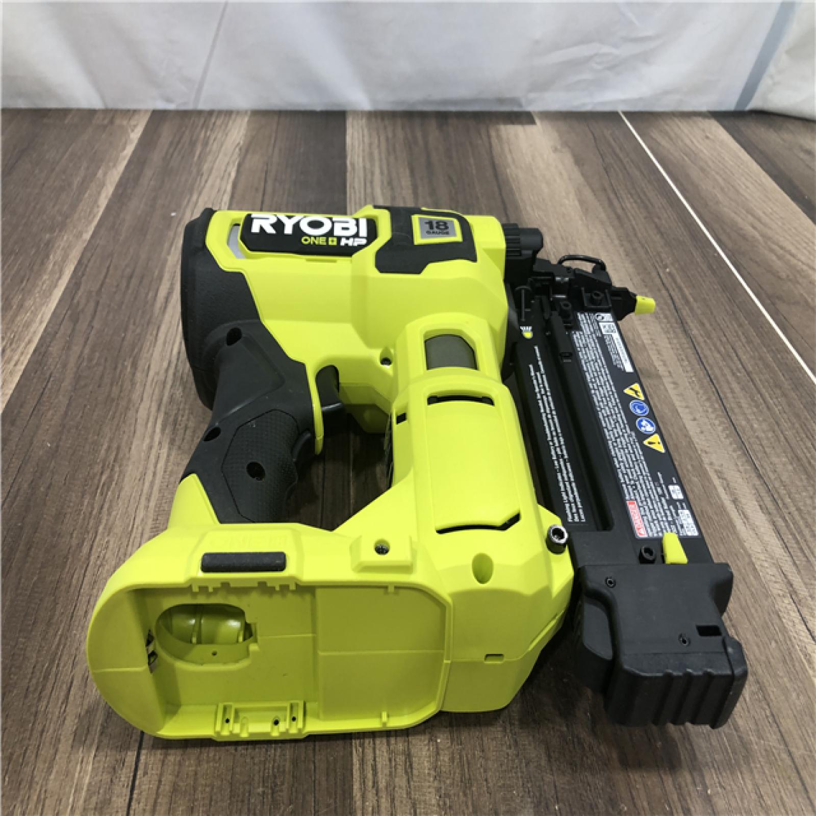 AS-IS RYOBI ONE+ HP 18V 18-Gauge Brushless Cordless AirStrike Brad Nailer (Tool Only)