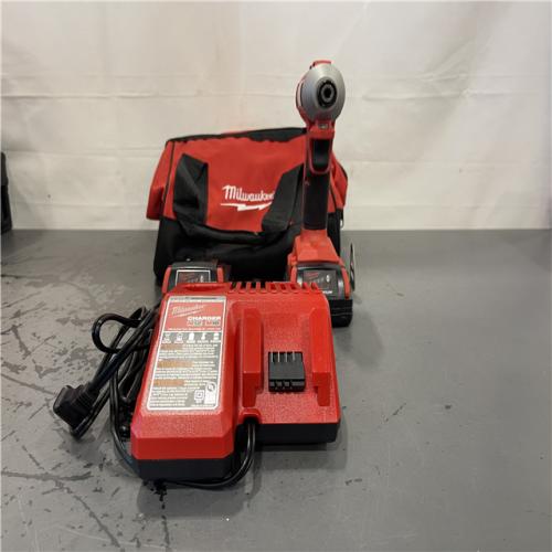 AS-IS- Milwaukee M18 Compact Brushless 1/4  Hex Impact Driver Kit