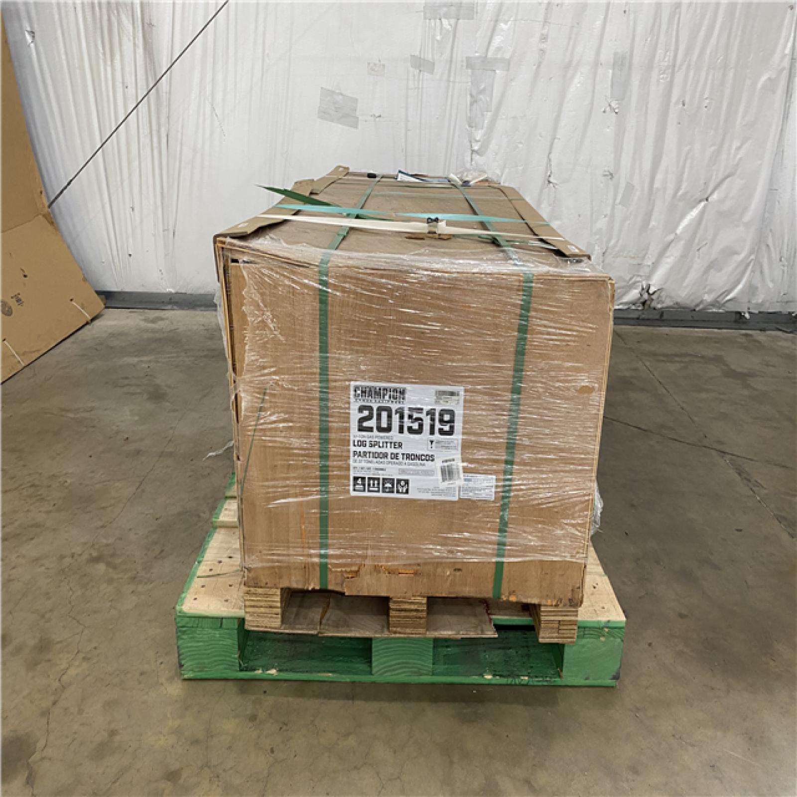 Houston Location - AS IS Champion 37 TON Log Splitter
