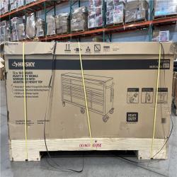 DALLAS LOCATION- Husky 72 in. W x 24 in. D Heavy Duty 18-Drawer Mobile Workbench