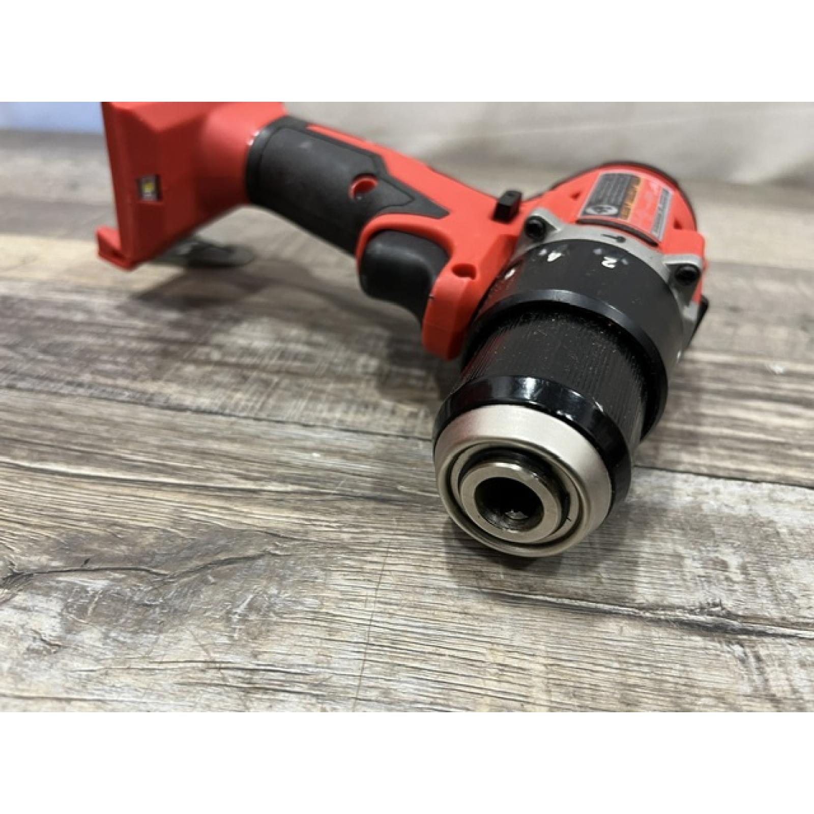 AS-IS Milwaukee 18V Lithium-Ion Brushless Cordless 1/2 in. Compact Hammer Drill/Driver Kit