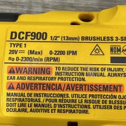 AS-IS DEWALT 20V MAX Lithium-Ion Cordless 1/2 in. Impact Wrench Kit