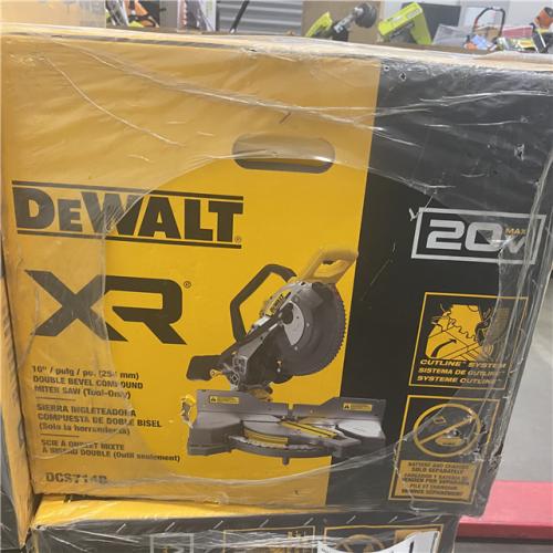 NEW -DEWALT-20-Volt MAX XR Cordless 10 in. Dual Bevel Fixed Miter Saw (Tool Only)