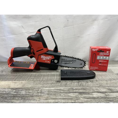 AS-IS Milwaukee FUEL 6 in. 12V Lithium-Ion Brushless Cordless Pruning Saw HATCHET (Tool-Only)