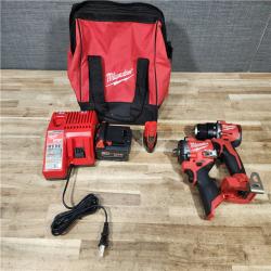 HOUSTON LOCATION - AS - IS Milwaukee 2 Tool Combo Kit W/ (2) Battery & Charger