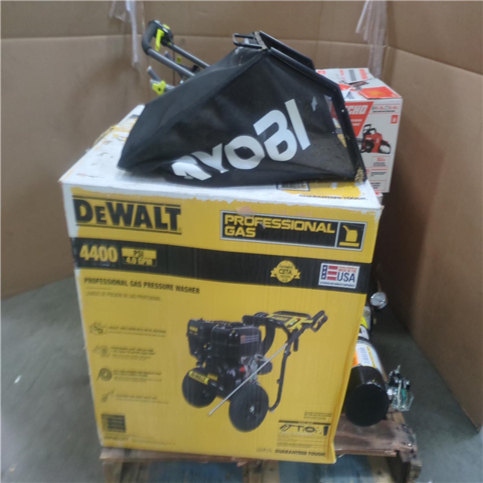 California AS-IS OUTDOOR POWER EQUIPMENT