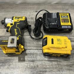 AS-IS DEWALT 20-Volt Maximum XR Lithium-Ion Cordless Brushless 1/4 in. 3-Speed Impact Driver Kit