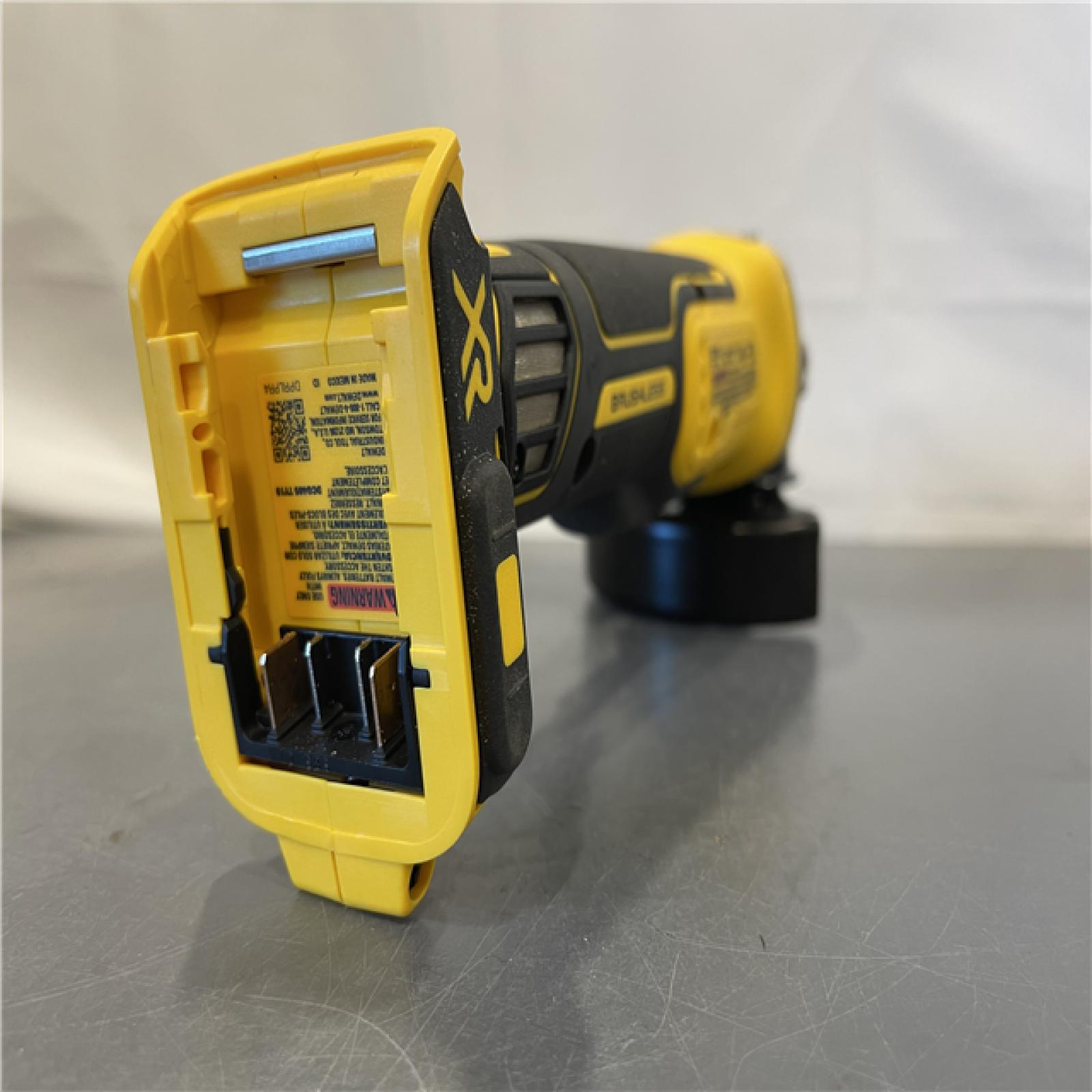 AS-IS - DeWalt 20V Max XR 4.5-Inch Slide Switch Small Angle Grinder