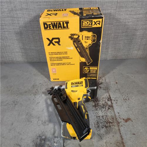 HOUSTON LOCATION - AS-IS DEWALT 20-Volt 30° Cordless Framing Nailer (Tool-Only)