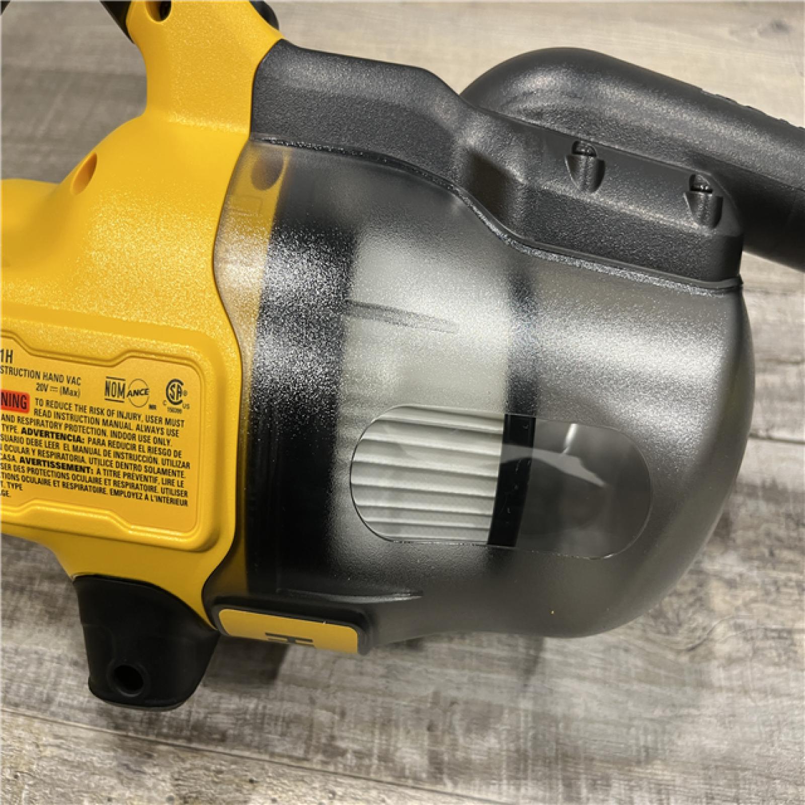 AS-IS DEWALT Bagless 20V MAX Stick Cordless General Dirt Filter Handheld Vacuum (Tool Only)
