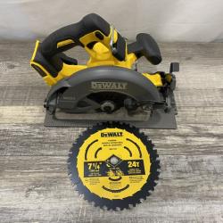 AS-IS DEWALT FLEXVOLT 60V MAX Cordless Brushless 7-1/4 in. Circular Saw with Brake (Tool Only)